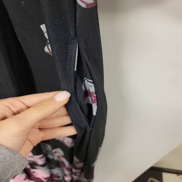 R&B Collection Maxi‎ Dress XL Floral Print Long Sleeve Casual Womenswear - Picture 7 of 10